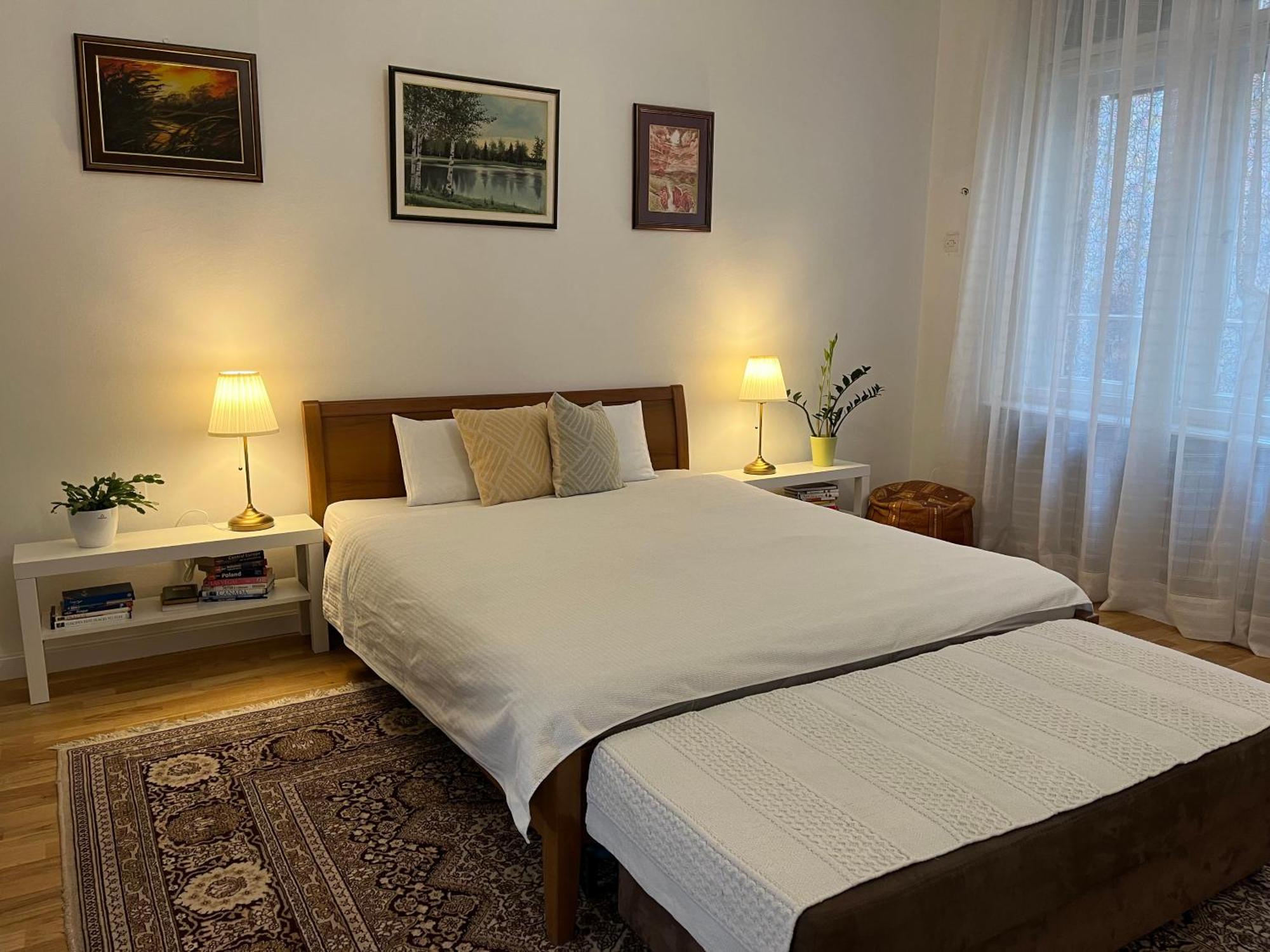 The Best Location Salon Apartment With Main Street View Saraievo Exterior foto